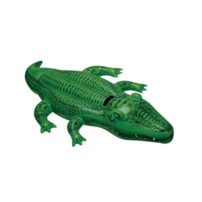 Coccodrillo gonfiabile cavalcabile +3 anni - cm.168x86 - peso kg.0,760 (art.58546) Intex