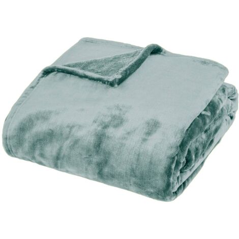 Coccolone di flanella blu 180x230cm - Atmosphera créateur d'intérieur