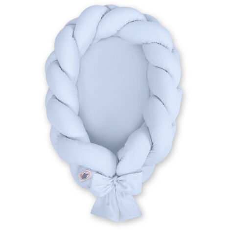 Coccolone per neonati intrecciato 2 in 1 - blu