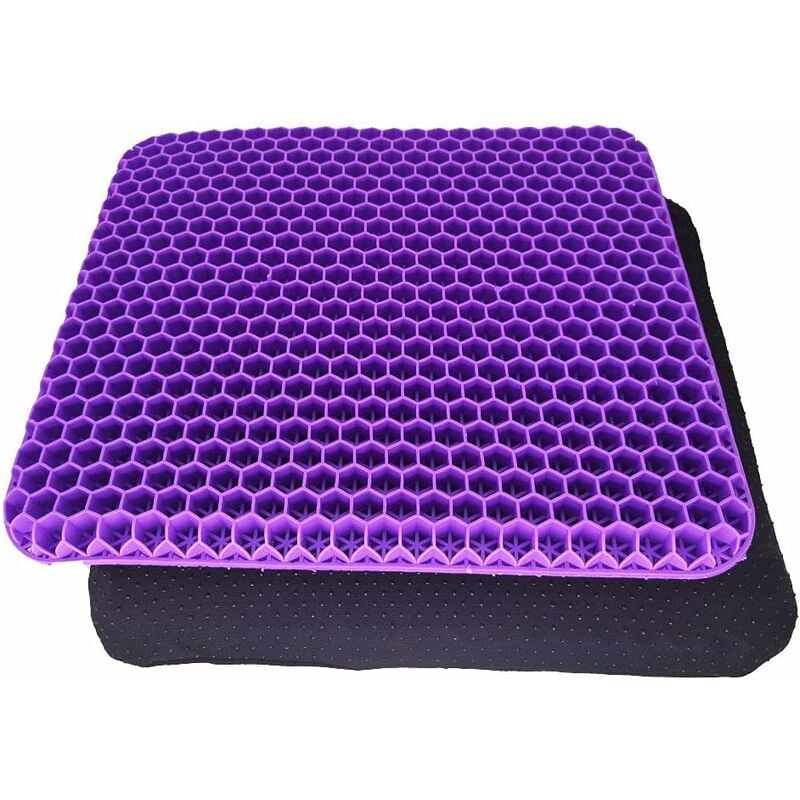 Coccyx de Siège Orthopédique Coussin Gel Coussin Ergonomique pour Bureau Voiture Fauteuil Roulant