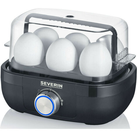 arendo - Cocedor de Huevos Cuecehuevos con función de Mantenimiento de  Calor - Egg Cooker - Capacidad 1-6 Huevos - de Acero Inoxidable -  Interruptor