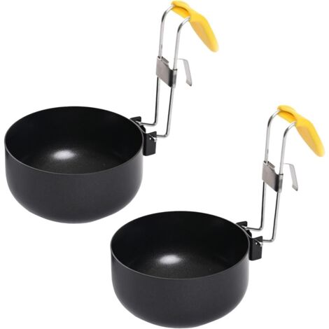 Cocedor De Huevos De 2 Piezas, Vaporizador De Huevos Plegable Montado En La Oreja, Cocedor De Huevos Redondo, Molde Para Huevos Escalfados, Utensilio De Cocina