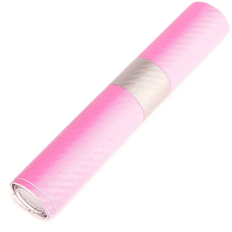 

Coche Auto Vehículo DIY 3D Fibra de carbono Vinilo Car Wrap Rollo de película Etiqueta adhesiva 8 colores (Rosa, 5x200cm)