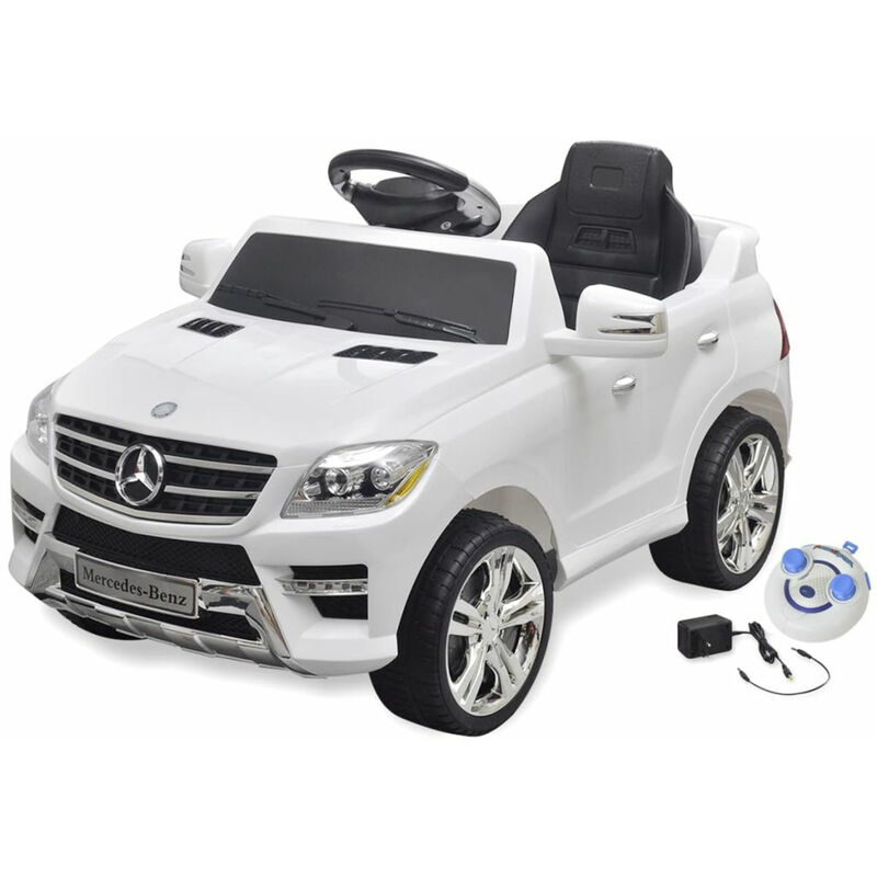 

Asupermall - Coche correpasillos electrico ML350 mando a distancia 6 V blanco