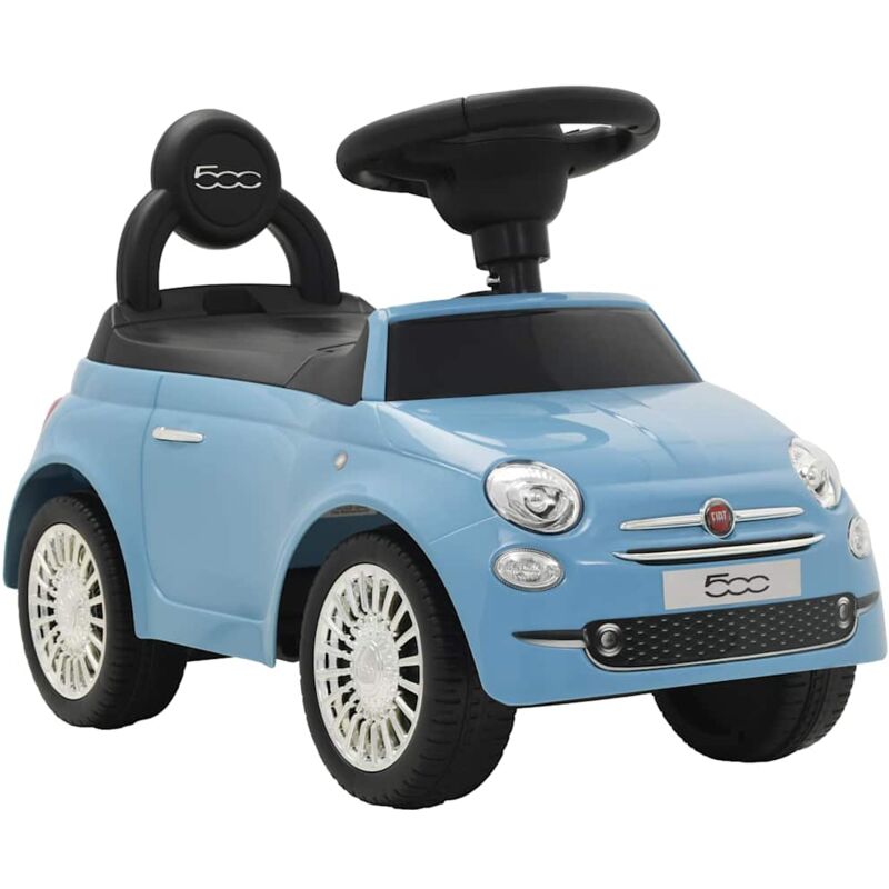 

vidaXL Coche correpasillos Fiat 500 azul - Azul