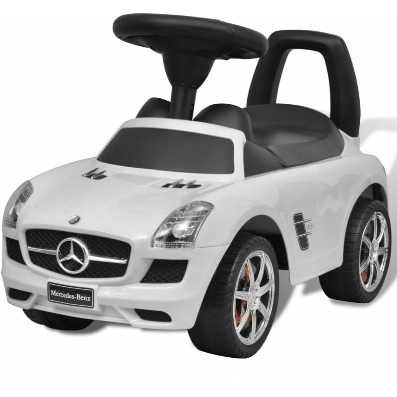 

Coche correpasillos para ninos Mercedes Benz blanco