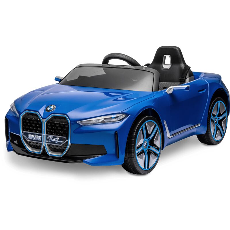 Playkin - Voiture élèctrique bmw X6M bleu batterie 12V enfants 2-4 ans