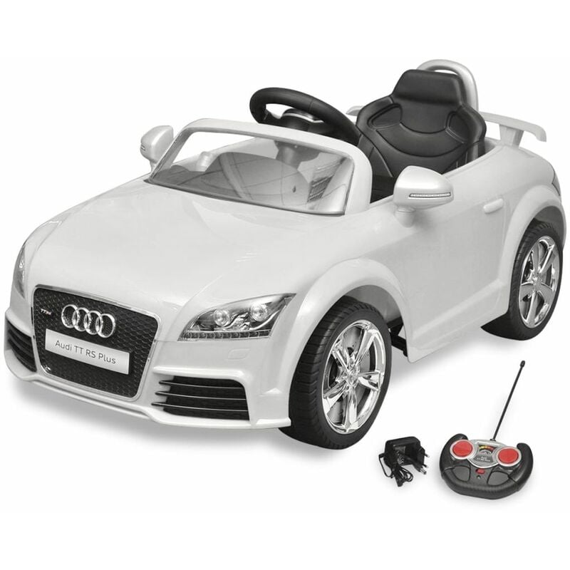 

Coche de juguete con mando blanco modelo Audi TT RS
