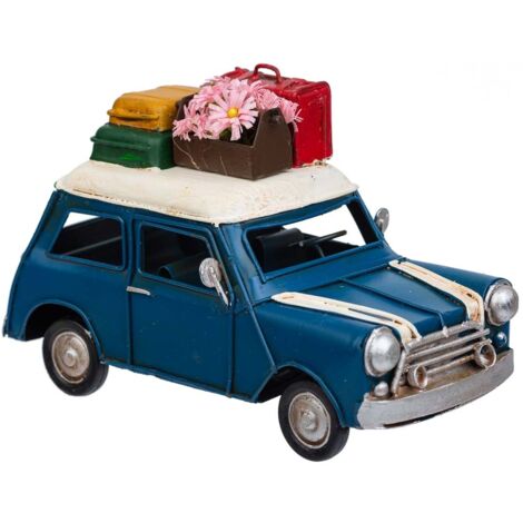 Coche de metal azul 16x7.5x10