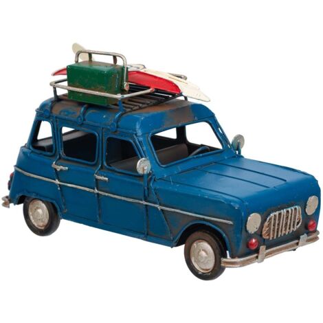 Coche de metal azul 17x7.5x9.5