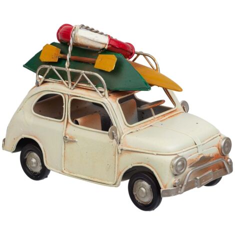 Coche de metal marrón 15x7.5x10.5