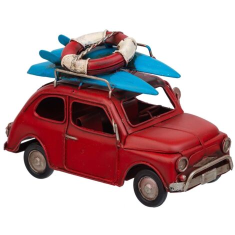 Coche de metal rojo 15.7x7.8x8.5