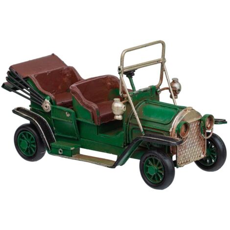 Coche de metal verde 17x7x9.3