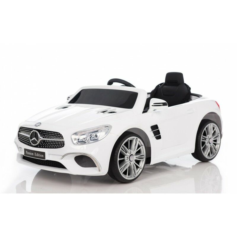 

Coche eléctrico niño Benz SL400 (25Watts) 110x64x48cm - Marcha delant./trase., Focos, Música y Mando parental - Blanco - Mercedes