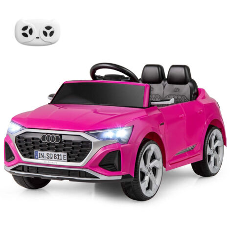 Coche eléctrico 98 x 49 x 43 cm 2 modos de conducción descapotable ambiente divertido acabado PP rosa 200014657