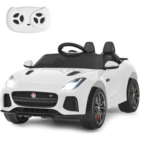 Coche eléctrico infantil 1075 x 66 x 50 cm con mando a distancia 24G diseño elegante y seguridad óptima blanco PP 200014710