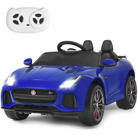 Coche eléctrico infantil 1075 x 66 x 50 cm con mando a distancia 24G y seguridad óptima en color azul PP 200014711