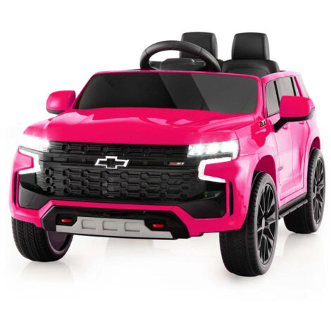 Coche eléctrico infantil correpasillos 68 x 104 x 53 cm con mando a distancia y música de moda fabricado en PP rosa 200013725