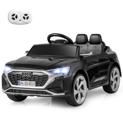 Coche eléctrico infantil de 12 V 98 x 49 x 43 cm mando a distancia 3 velocidades diseño divertido PP negro 200014656