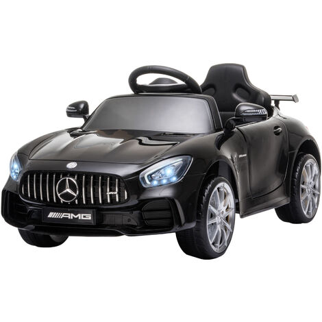 Coche Eléctrico para Niños con Licencia Mercedes GTR +3 Años Batería 12V Negro