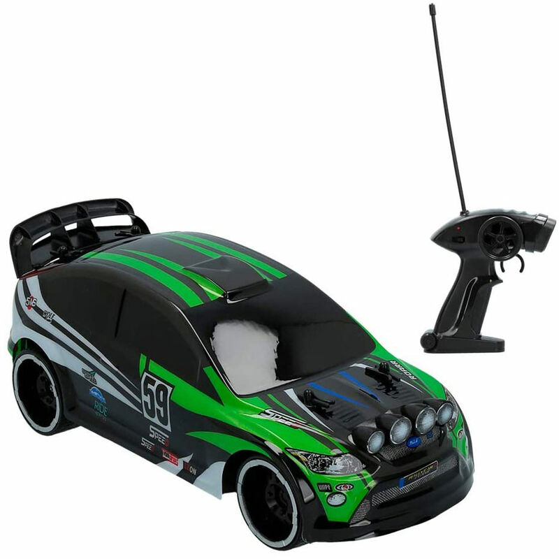 

Cb Toys - Coche radiocontrol Rally Speed&Go escala 1:16 verde