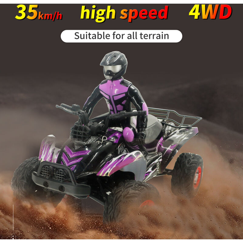 

Asupermall - Coche todoterreno RC 1:12 2.4G Coche RC 35km / h Coche de alta velocidad 4WD RTR con motor sin escobillas 2 Bateria, bateria