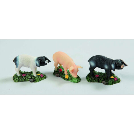 Cochons Cm.4 Résine 2 Mod.Ass.In Blister décoration de Noël