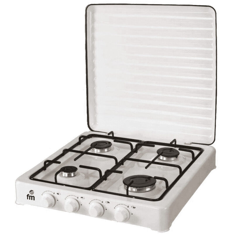 

Cocina de gas 4 quemadores con tapa para exterior ( HG-400) - FM