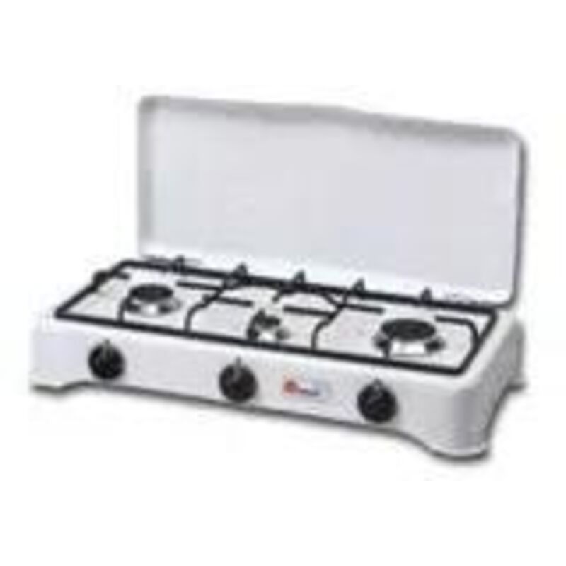 Cocina cfparker 5327 GP blanca 585 mm 3 zonas gas