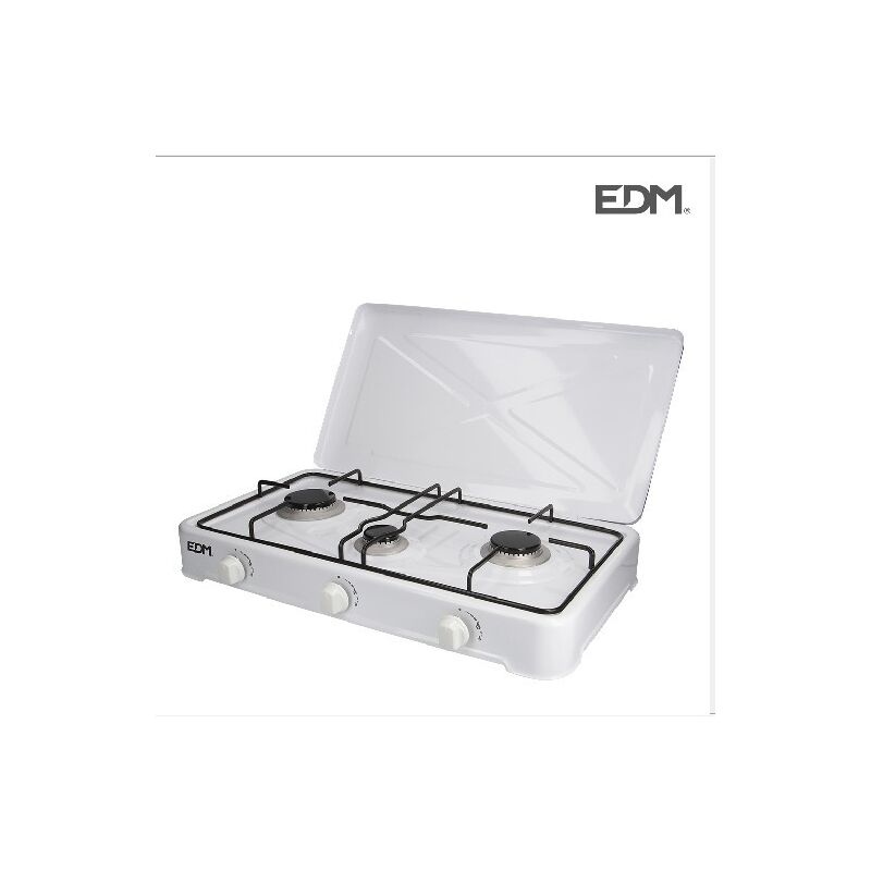 

Cocina De Gas - Esmaltada - 3 Fuegos - Edm