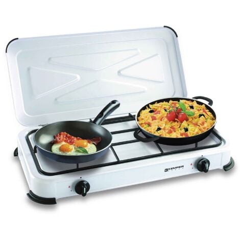 Cocina de gas de 2 fuegos
