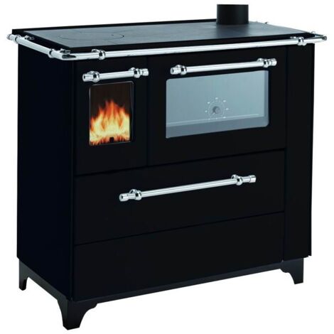 Cocina de leña Royal Palazzetti New Betty 4,5 Negra