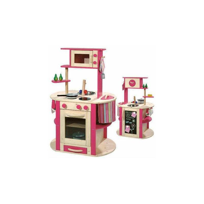 

Cocina De Madera Infantil Natural/Rosa