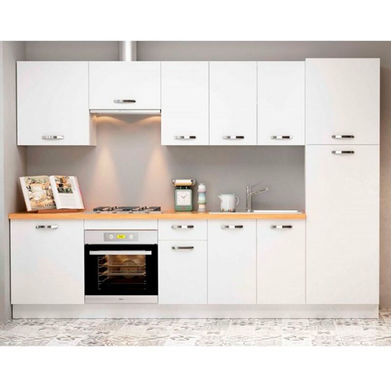 

Meka Block - Cocina en kit Meka blanco 300cm