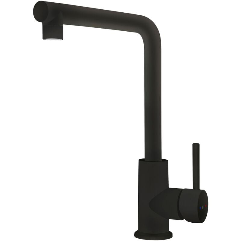 

Mezclador de la cocina de caño alto II Essebagno Negro Puro - Noir