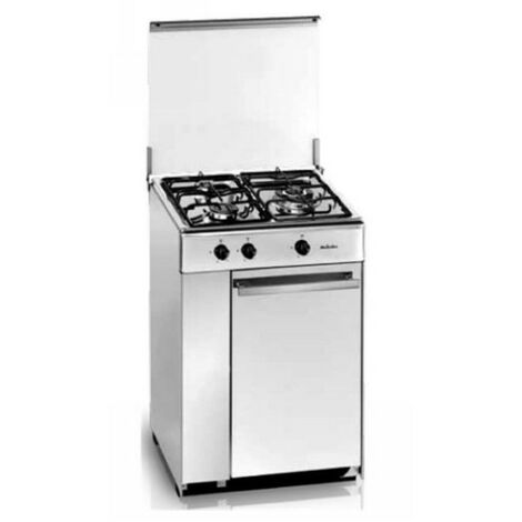 Cocina de gas de 90cm de ancho Alpha Vulcano Lux Eco-90 inox