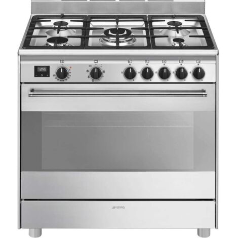 Cocina Gas SMEG BG91X2 90cm Inox 5f