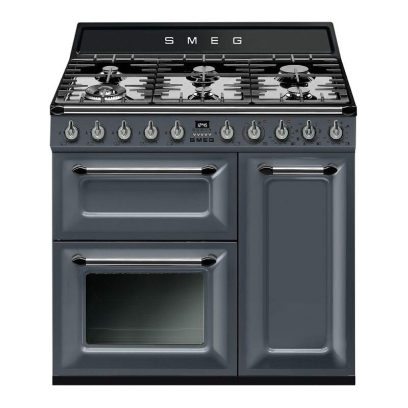 Smeg - Cocina Gas TR93GR 90cm Gris 6f (subida incluida)