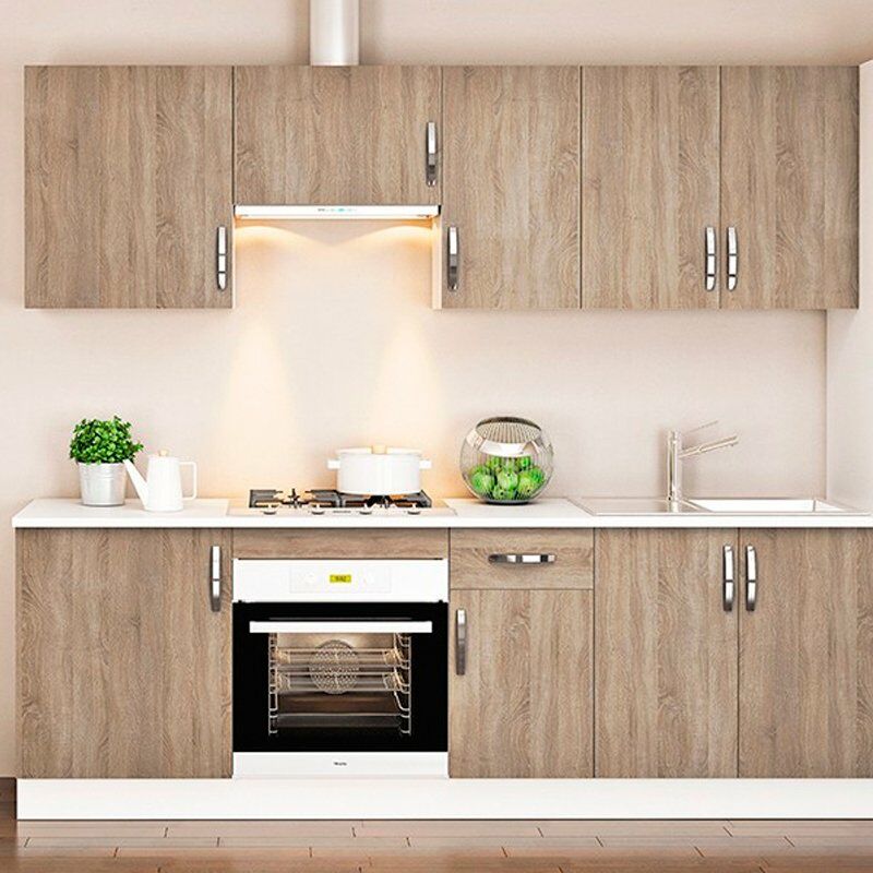 

Meka Block - Cocina meka en kit color roble 240cm