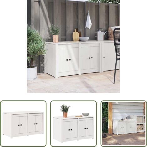 Cocina moderna -  Mueble de Cocina 106 x 55 x 64 cm Madera maciza de Pino