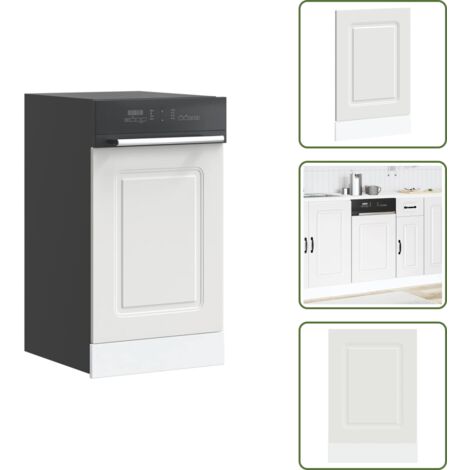 Cocina moderna - vidaXL Panel para lavavajillas Kalmar blanco 45x1,5x67 cm - Armario cocina