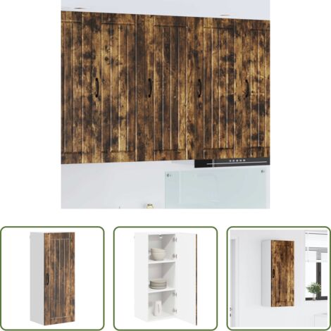 Cocina -  Mueble de Cocina Roble ahumado 40 x 31 x 100 cm