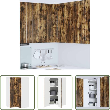 Cocina -  Mueble de Cocina Roble ahumado 57 x 57 x 100 cm