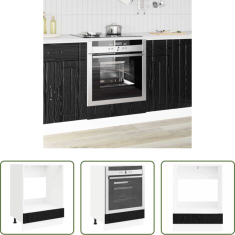 Cocina -  Mueble de Cocina Roble Negro 60 x 46 x 81,5 cm