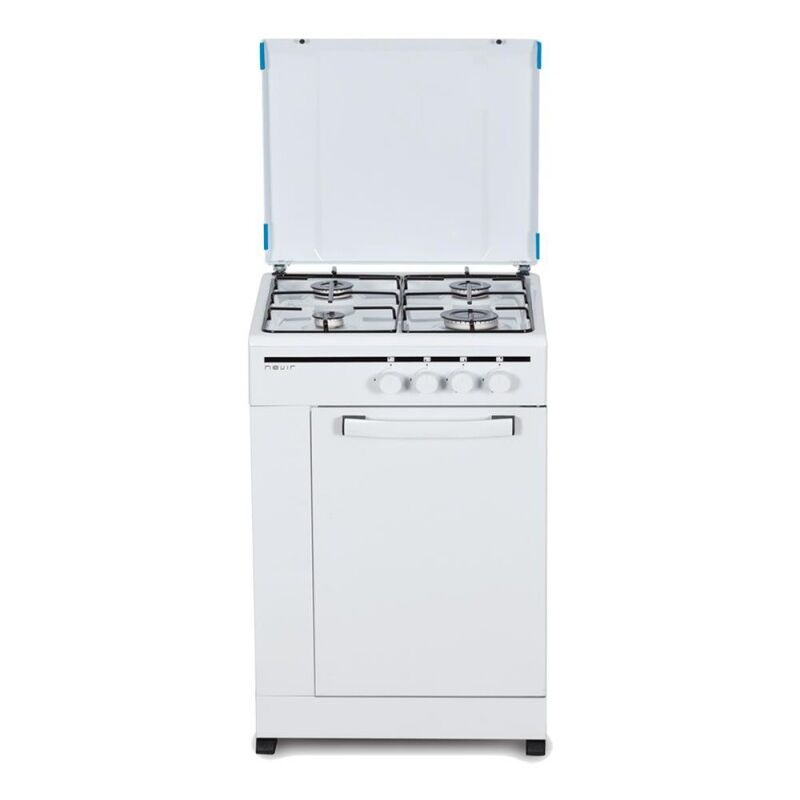 Nevir - Cocina Gas NVR-CB4P 4f Portabombonas (subida incluida)