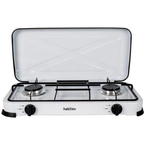 HABITEX cocina portatil gas 2 fuegos