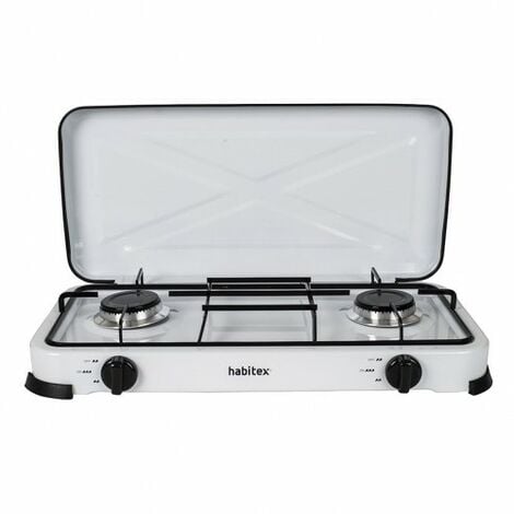 EHLIS COCINA PORTÁTIL GAS 2 FUEGOS. HABITEX