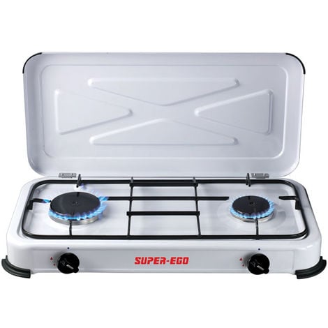 SUPER-EGO TOOLS Cocina portátil gas 2 fuegos Super Ego SEH024800