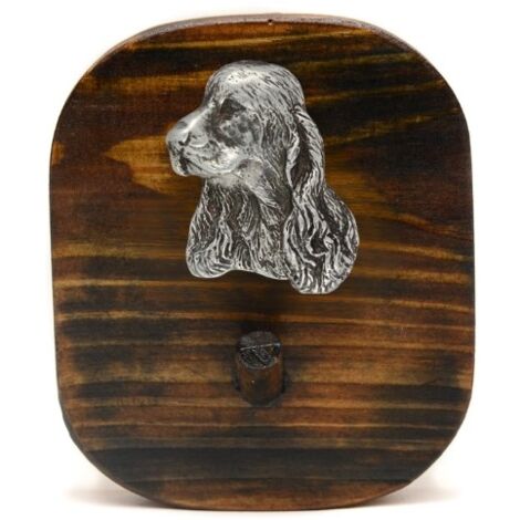 Cocker Spaniel Inglese - gancio per guinzaglio, gancio per medaglie con cane, gancio per chiavi di Art-Dog