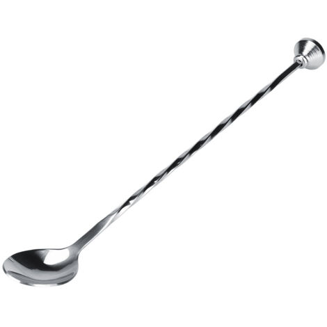 Cocktail Drink Mixer Stainless Steel Stirring Mixing Spoon Ladle Muddler Bar